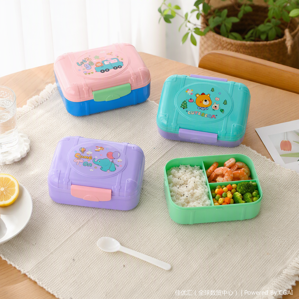 Multi-functional sealed food preservation box set, portable lunch box, kitchen tableware, organization and storage, plastic sealed container details Picture