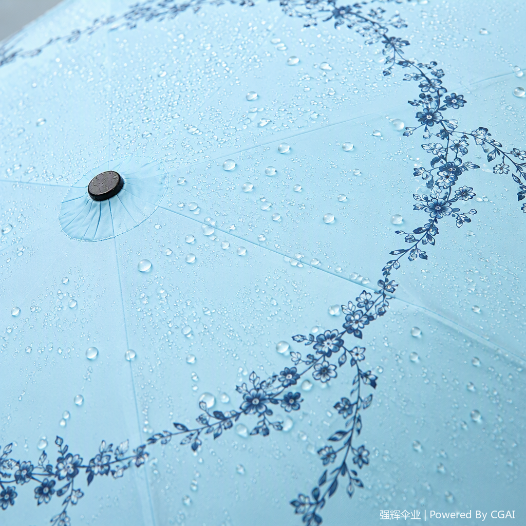 轻便防风遮阳雨伞防雨耐用折叠便携多场景适用男女通用白底实物图