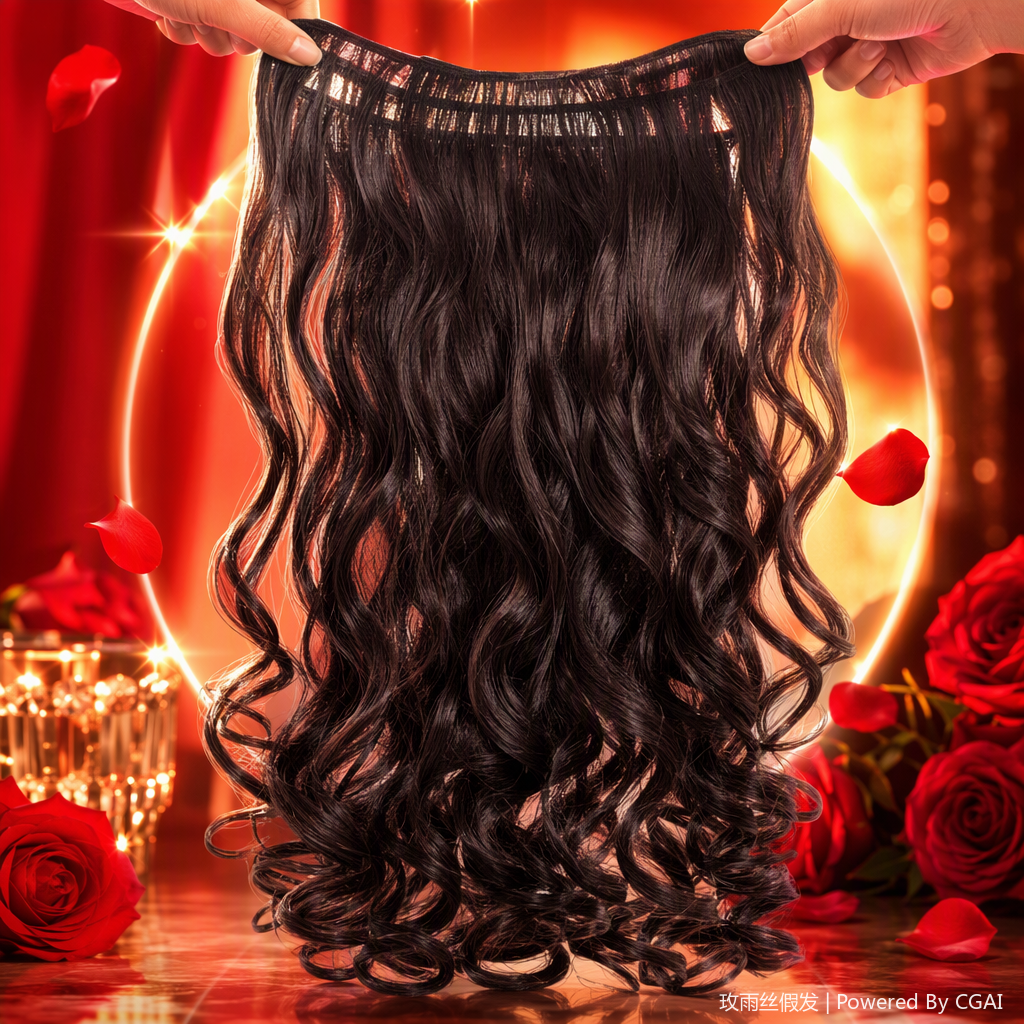 The natural and plump wig pieces are soft, light, and require no combing or maintenance. The wig accessories are suitable for many occasions Item Picture