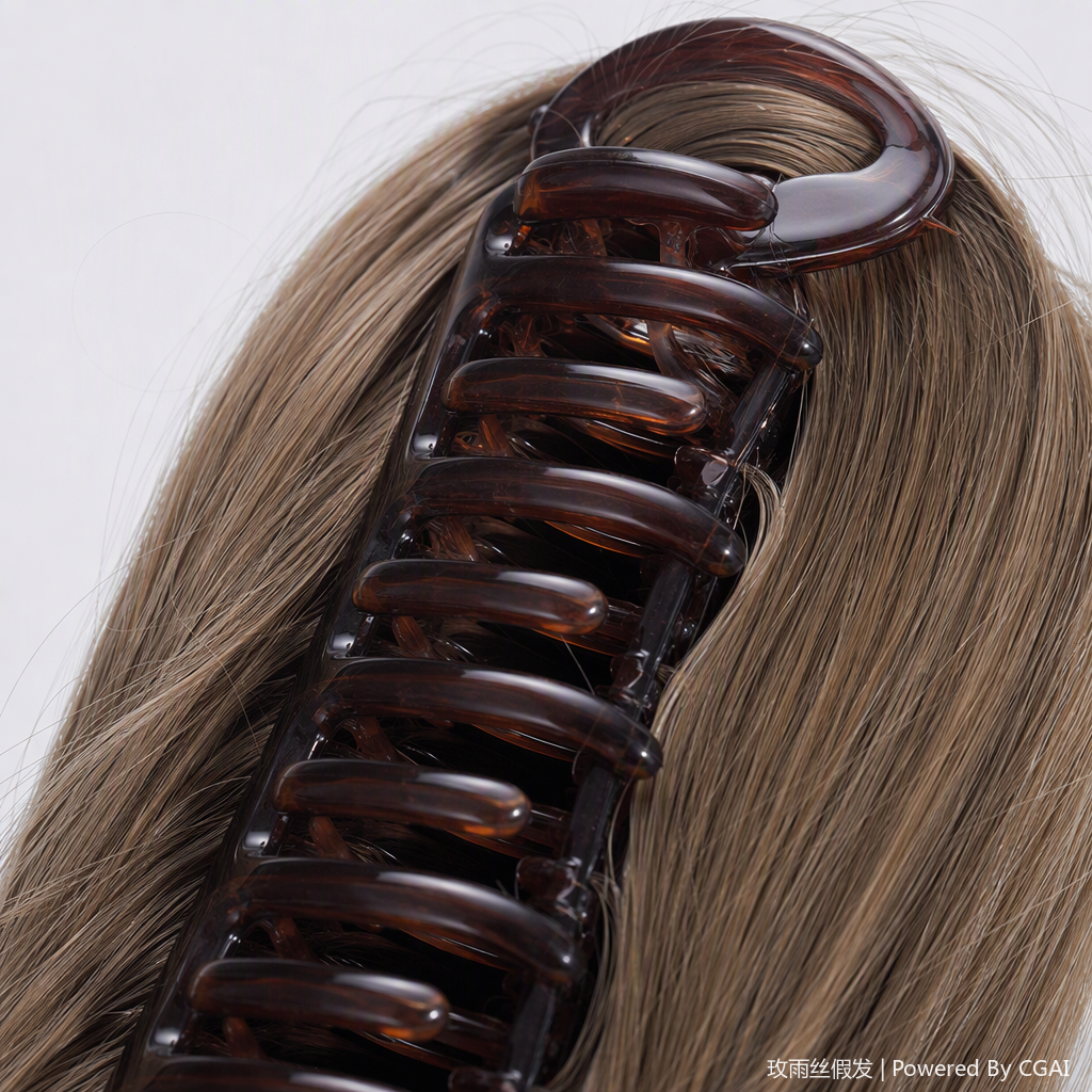 Natural and plump wig pieces, soft and light, glue-free patches, suitable for various occasions, comfortable and natural wig accessories Item Picture