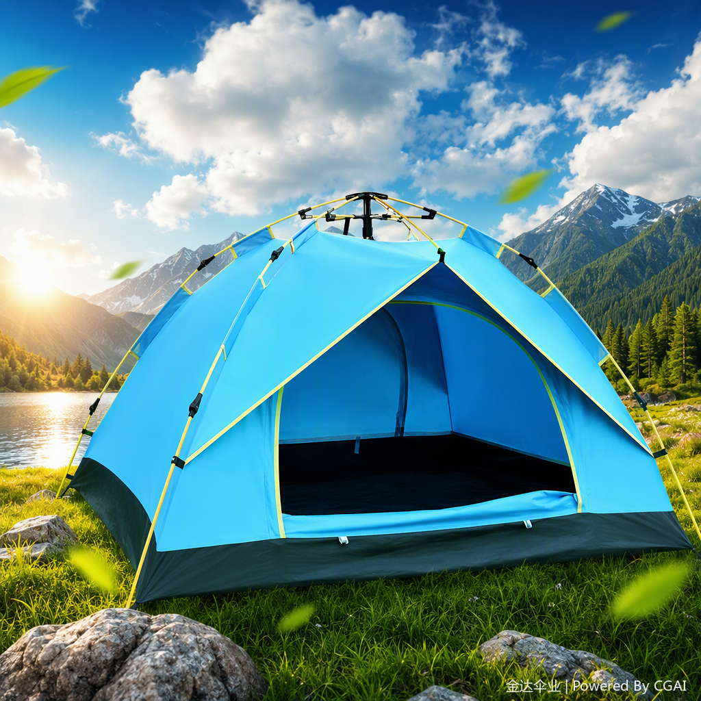 Multi-functional mountain camping canopy tent accessories, outdoor windproof, rainproof and sunshade canopy equipment details Picture