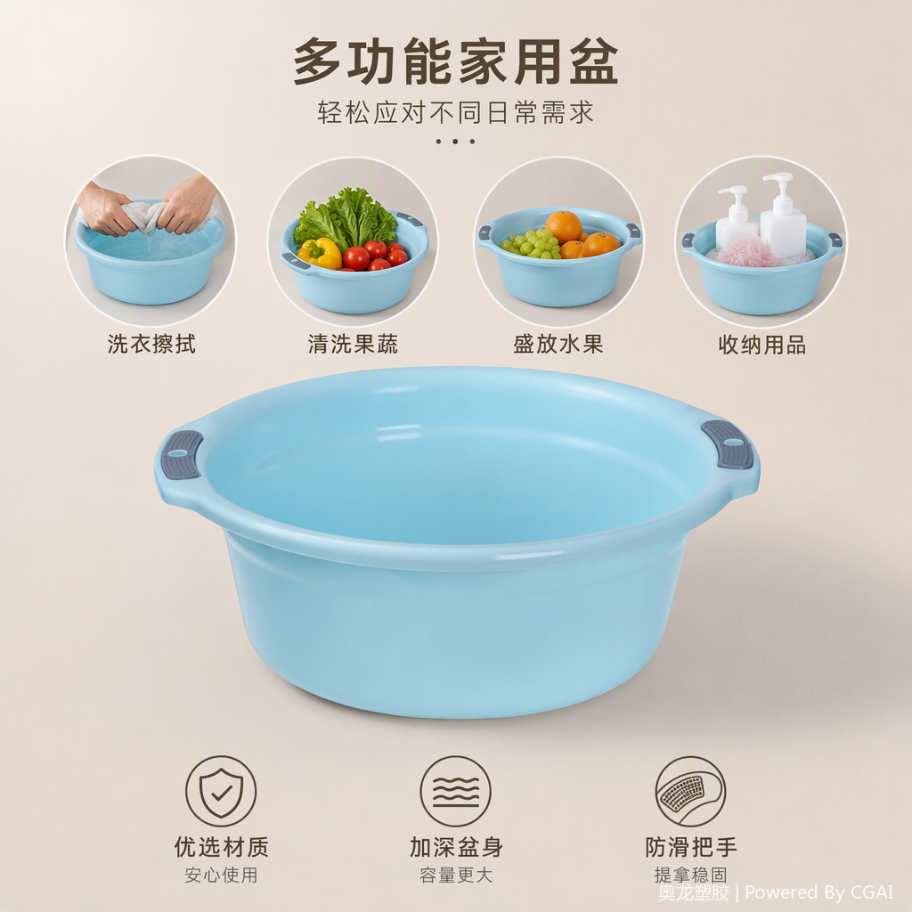 多彩塑料杯家用便携耐热耐摔日常用品厨房餐具学生宿舍水杯