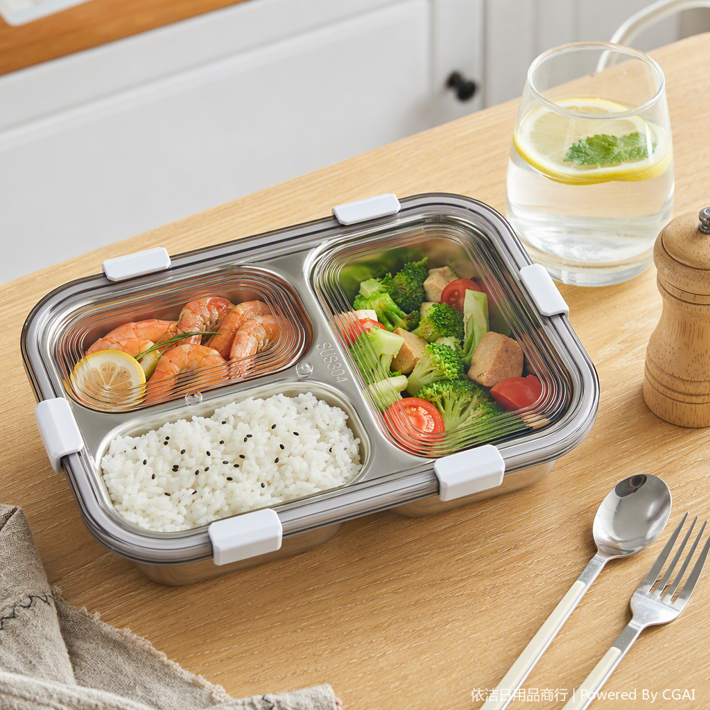Многофункциональная упаковка для хранения продуктов питания, портативная упаковка для домашней еды, пластиковая упаковка для хранения теплостойких контейнеров Item Picture