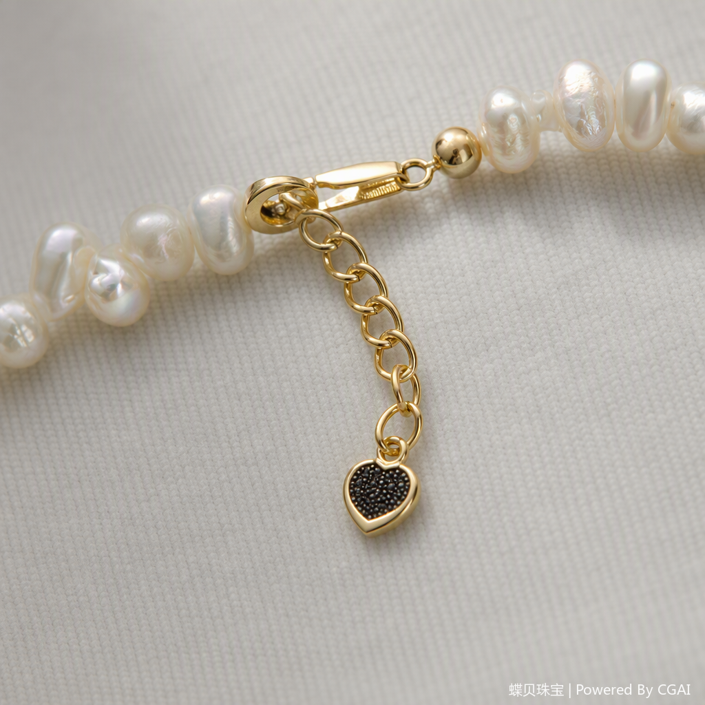 Elegant white pearl necklace, simple, fashionable and versatile, a classic gift accessory for women Application Scenario