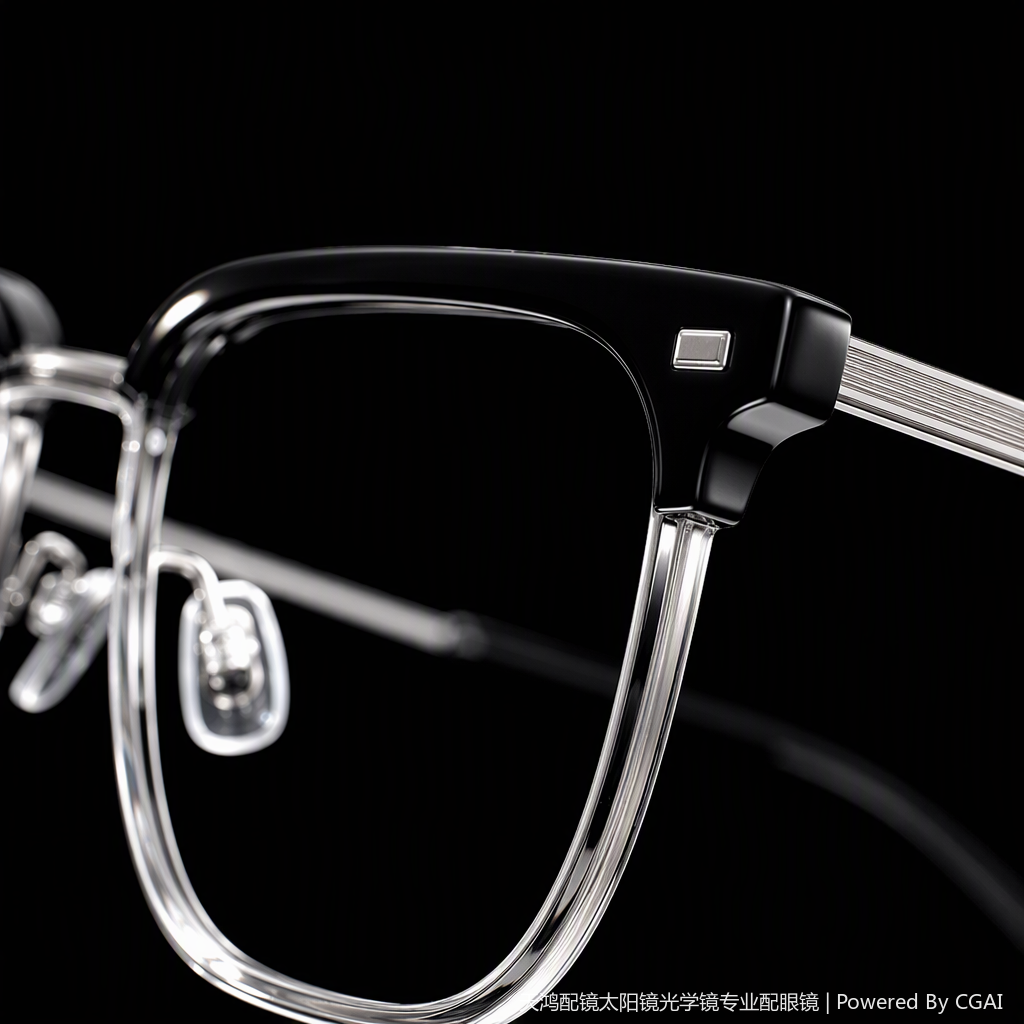 Fashionable and lightweight frame glasses, suitable for both men and women, simple and trendy spectacle frame accessories, versatile