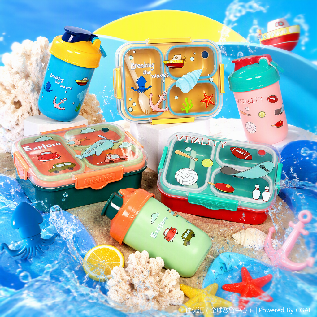 Multi-functional sealed food storage box, portable lunch box, kitchenware storage box, plastic sealed container, household and office supplies Application Scenario