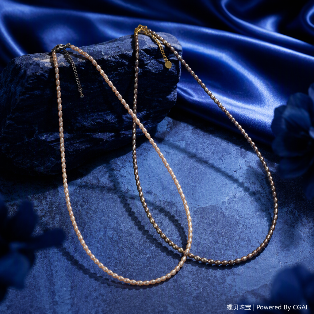 Moda collar de perlas de color mujer versátil elegante tendencia accesorios regalo para novia Specification image
