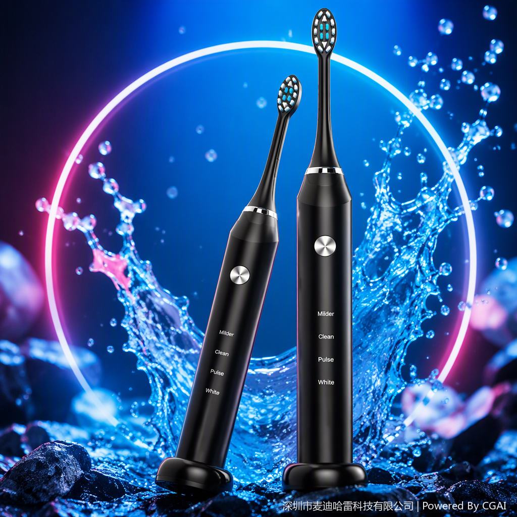 Multi-functional rechargeable electric toothbrush for adults and children, deep cleaning, waterproof portable household appliance