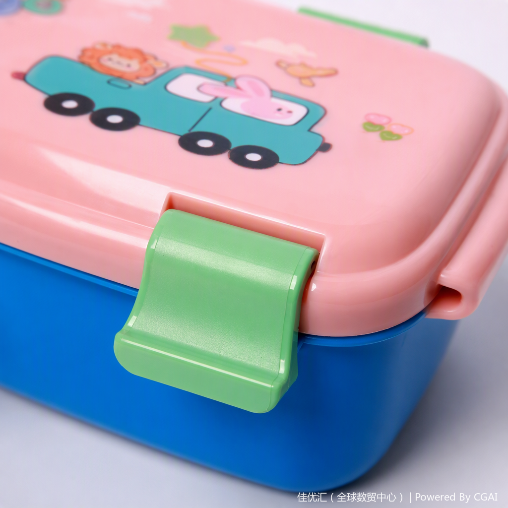 Multi-functional sealed and fresh-keeping lunch box, portable plastic lunch box, household bento box with lid, large-capacity storage box Item Picture
