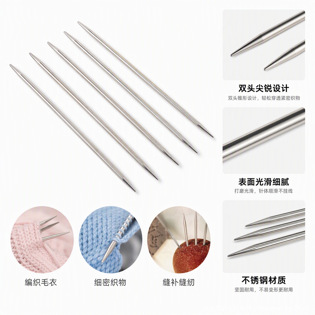 Multi-color metal jewelry needles, handcrafted accessories, accessory tools, DIY jewelry materials, decorative items Application Scenario