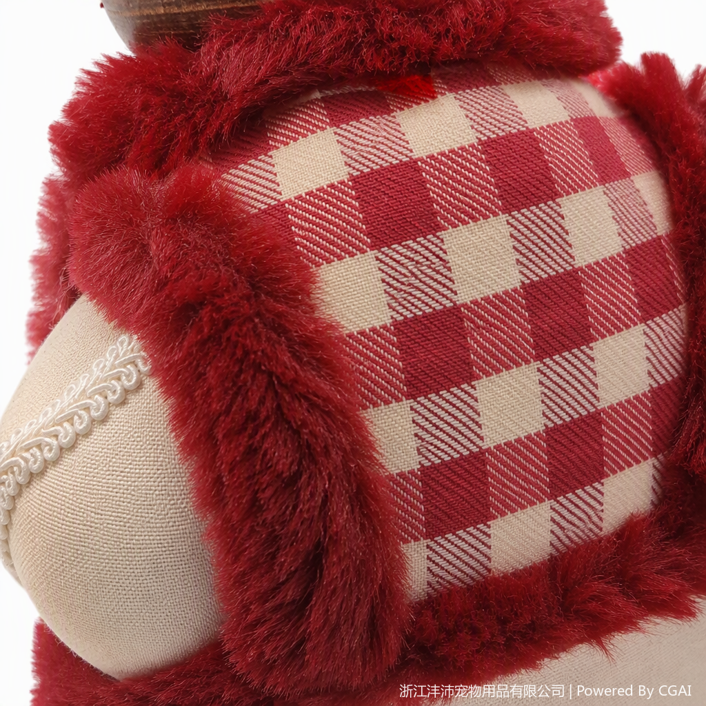 Fashionable and warm checkered plush vest for men and women, a loose and thick outerwear that is trendy and versatile for autumn and winter Application Scenario
