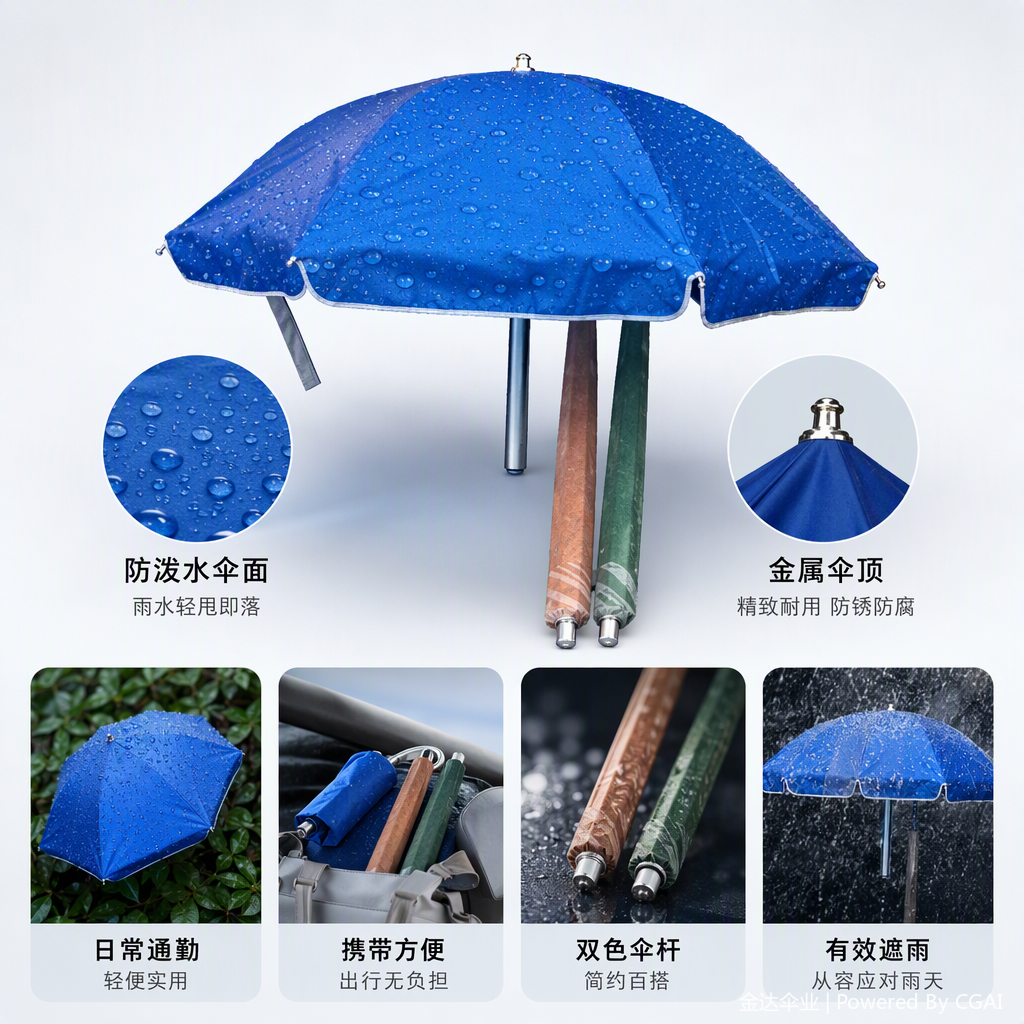 Multi-functional sun umbrella, rain and wind protection, portable outdoor sun umbrella, sun protection and shading products, suitable for both men and women details Picture