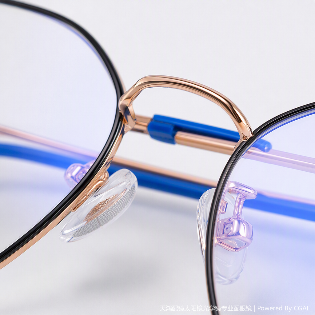 Fashionable and lightweight frame glasses for both men and women, simple and trendy spectacle frame, high-definition scratch-resistant spectacle frame accessories Item Picture