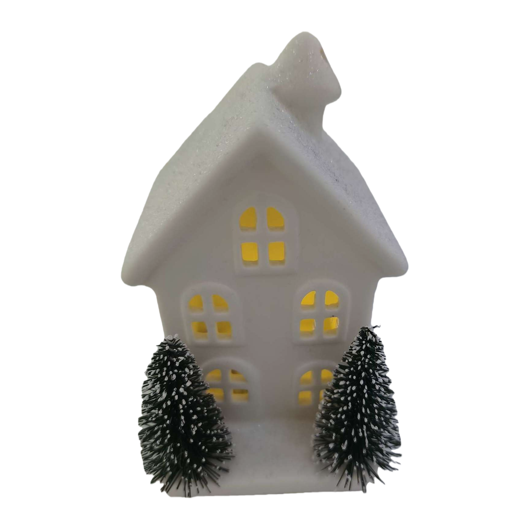 White Christmas house decorations, holiday decorations, Christmas tree pendants, Christmas home decorations, gift ornaments Item Picture