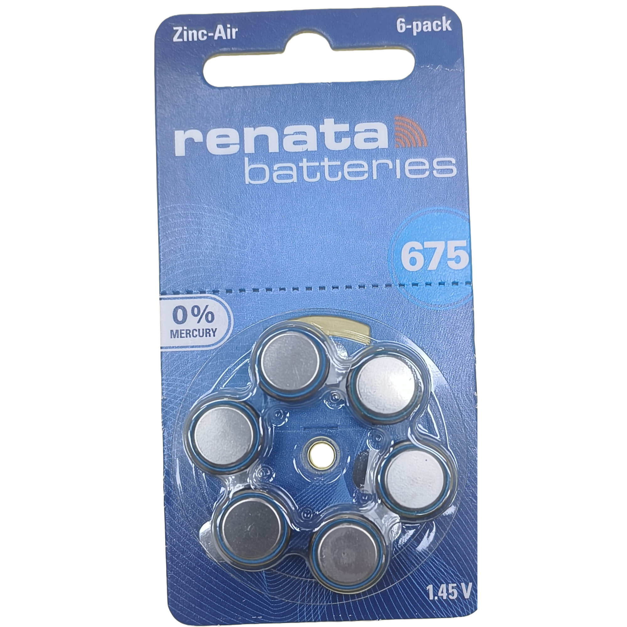 Paquete azul seis botones redondos de plata batería incrustada embalaje de plástico transparente batería de repuesto aplicable relojes electrónicos Item Picture
