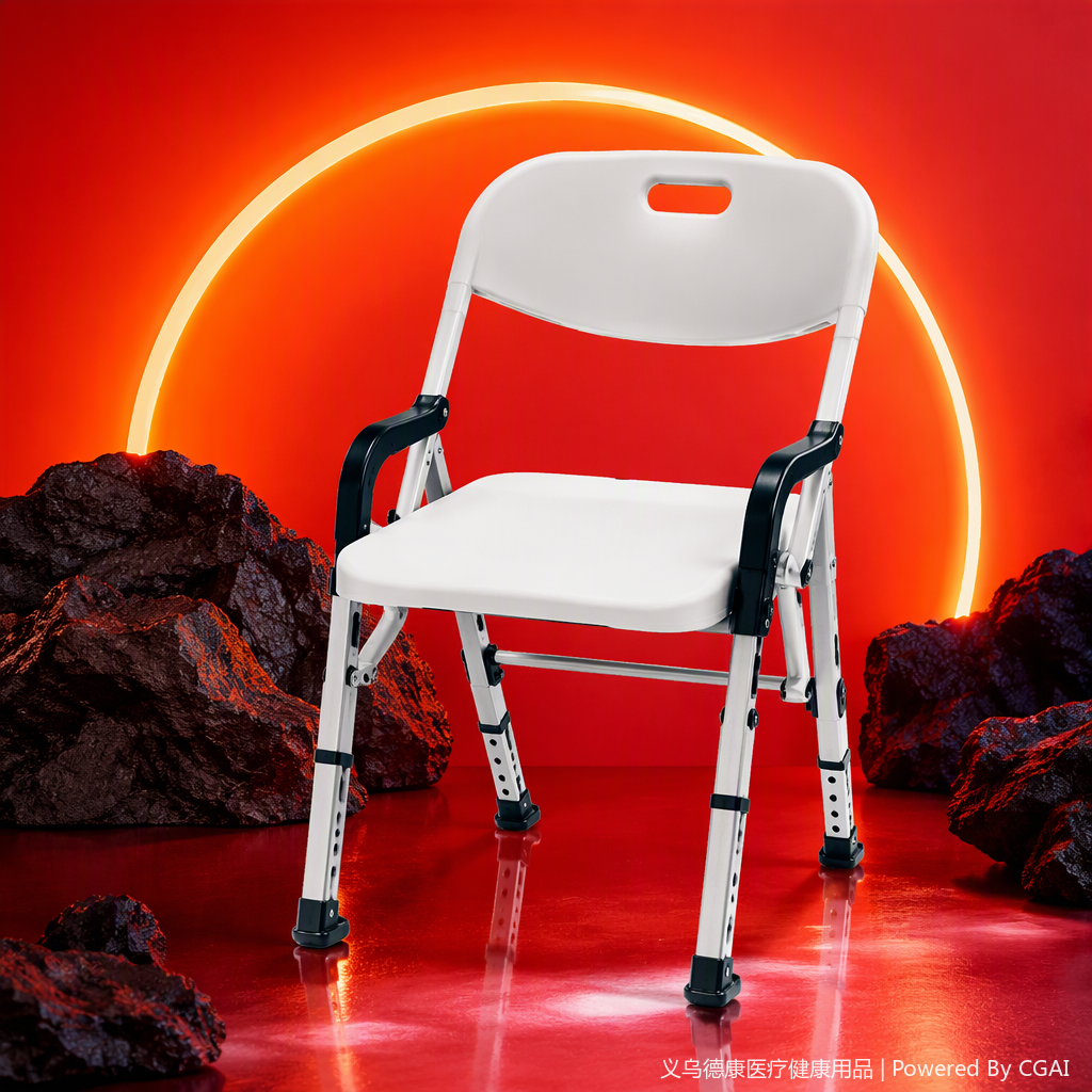 The multi-functional folding chair is a simple home, office, leisure, portable, lightweight and durable indoor and outdoor furniture details Picture
