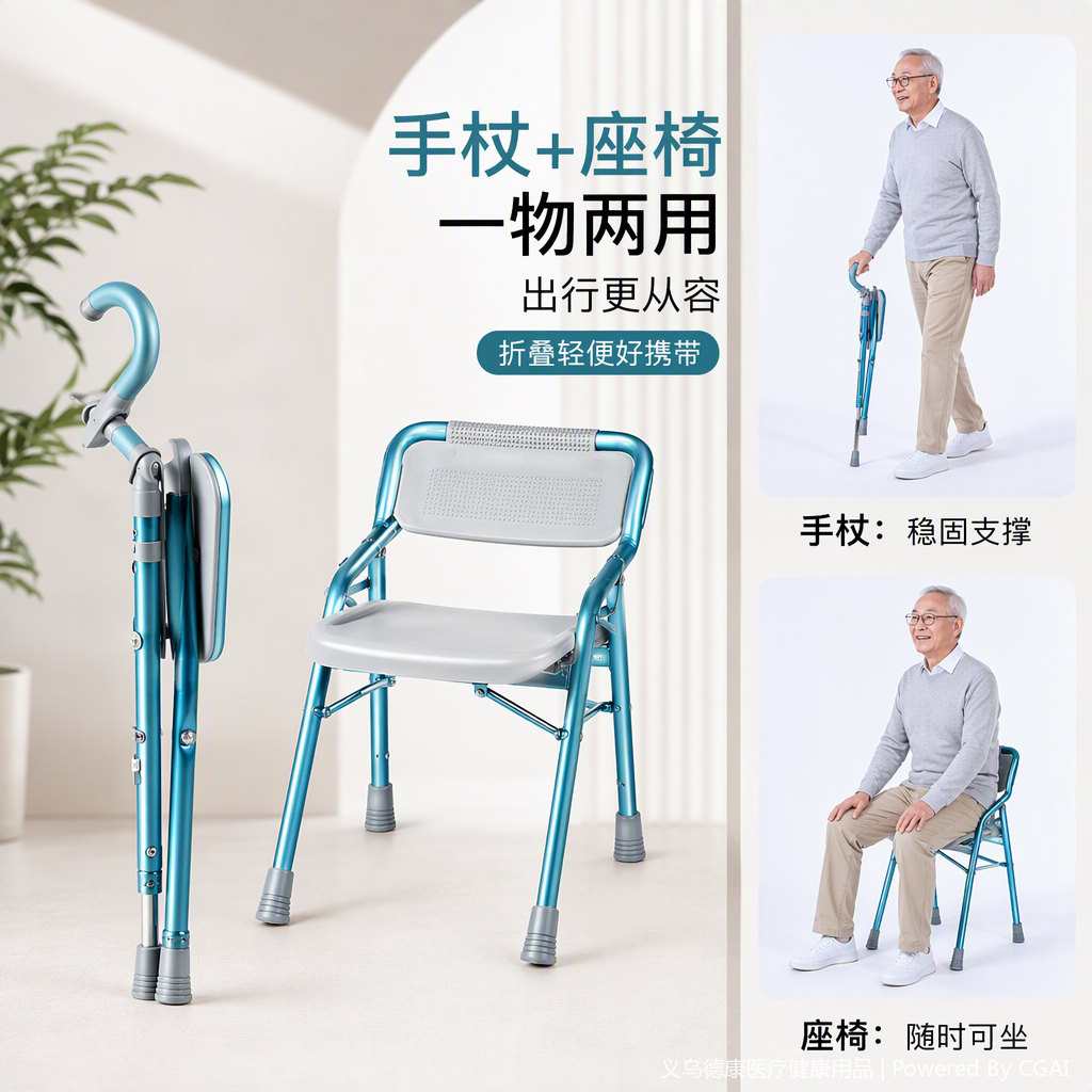 الكراسي المطوية المتعددة الوظائف، الكراسي المحمولة في غرف الاستجمام اليدوية، وهي خفيفة الاستخدام