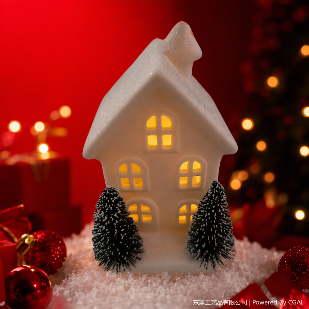 White Christmas house decorations, holiday decorations, Christmas tree pendants, Christmas home decorations, gift ornaments Specification image