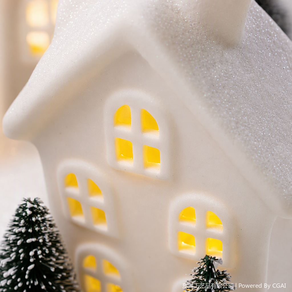 White Christmas house decorations, holiday decorations, Christmas tree pendants, Christmas home decorations, gift ornaments Application Scenario