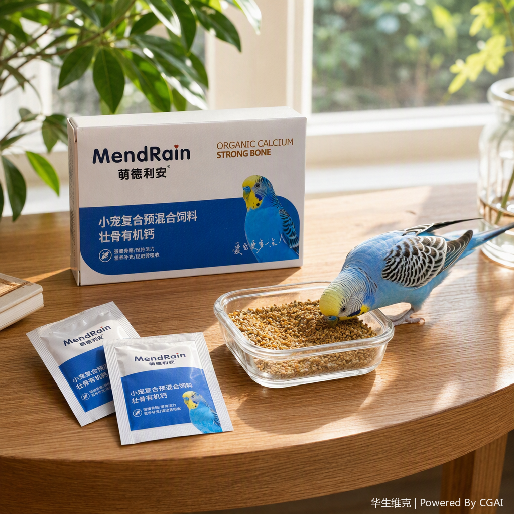 Watson Vic Mondrian Bird Compound Premix Feed for Bone Strengthening Organic Calcium to strengthen bones/maintain vitality, provide nutritional supplementation/promote calcium absorption Application Scenario