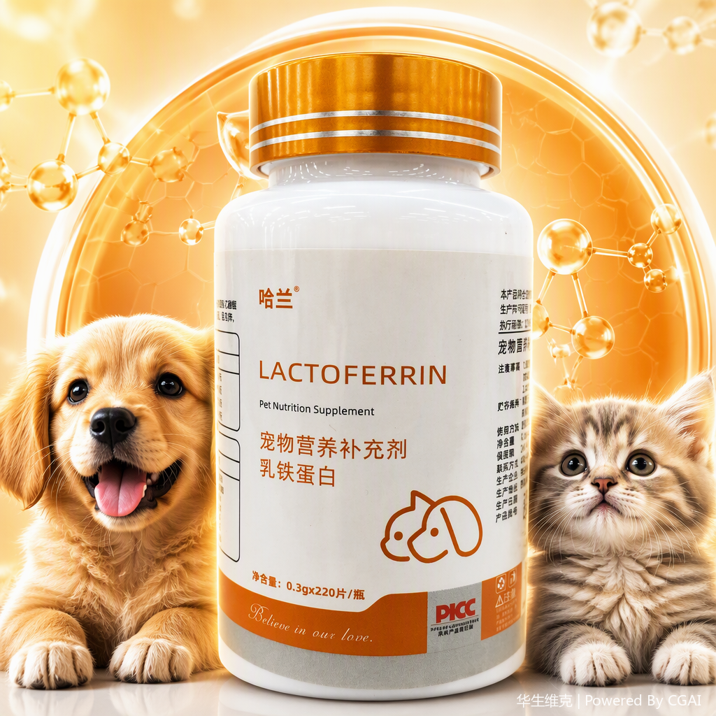 Watson Vick Haran Lactoferrin Tablets Pet nutritional Supplement Boosts immunity, suitable for both cats and dogs details Picture