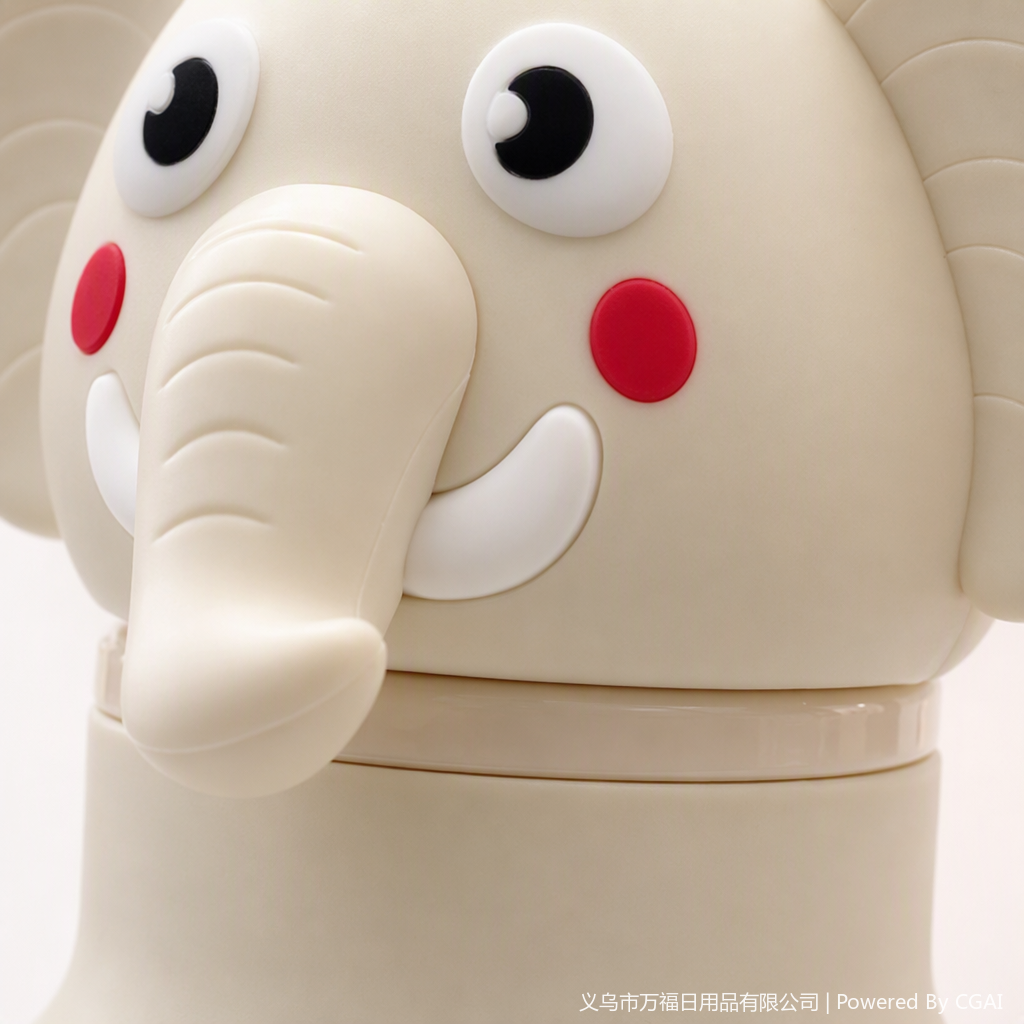 Daily necessities, elephant stainless steel cute cups, insulated cups, children's insulated cups Specification image