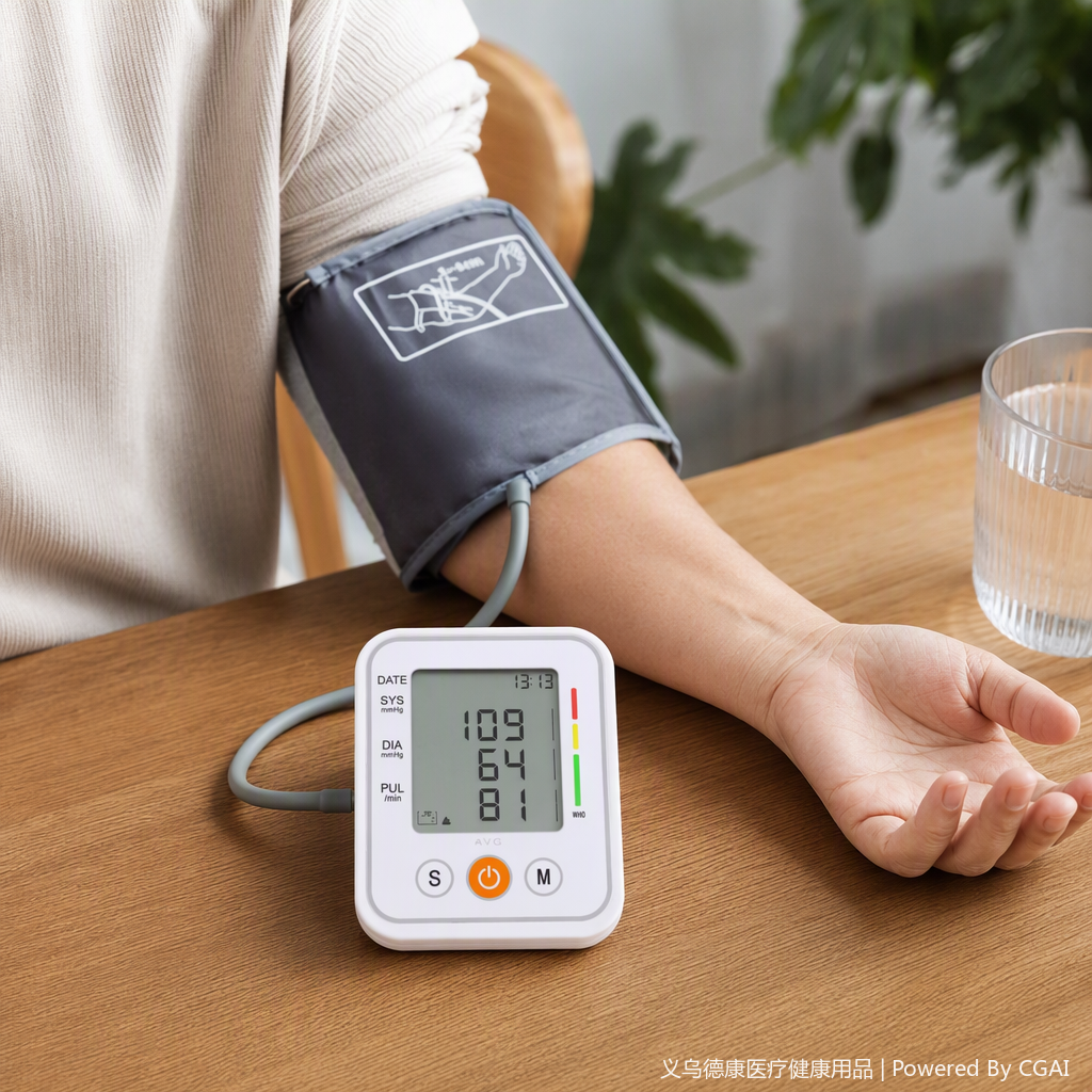 Home smart blood pressure monitor, portable blood pressure monitor, health management blood pressure measurement instrument, suitable for adults and children Specification image