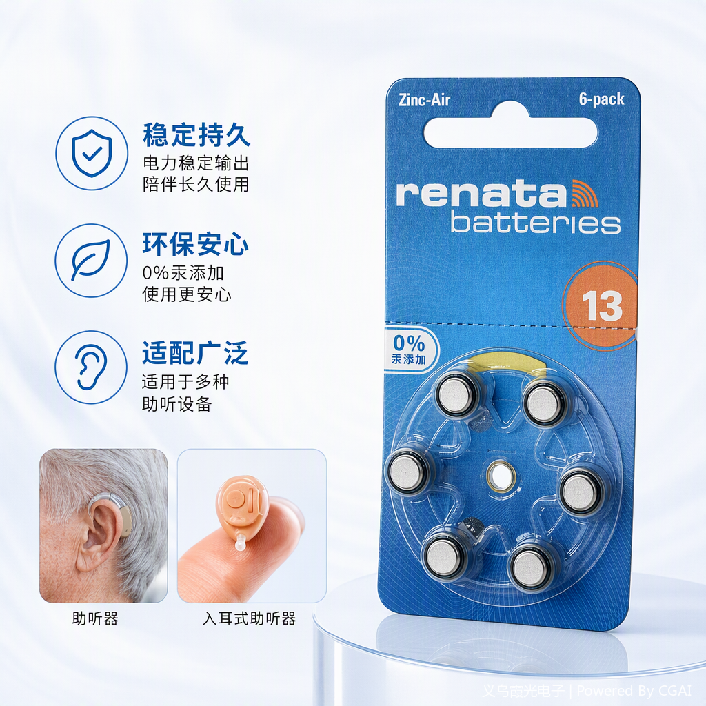 Paquete azul batería de botón aplicable reloj calculadora control remoto de alta energía durable batería genuina