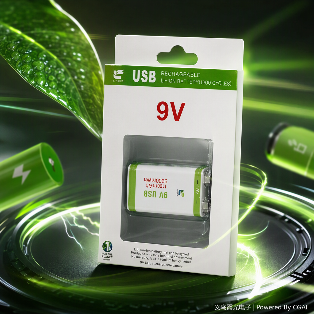 9V recargable li-ion batería caja blanca fuente de alimentación de carga portátil uso múltiple adaptador caja de batería Specification image