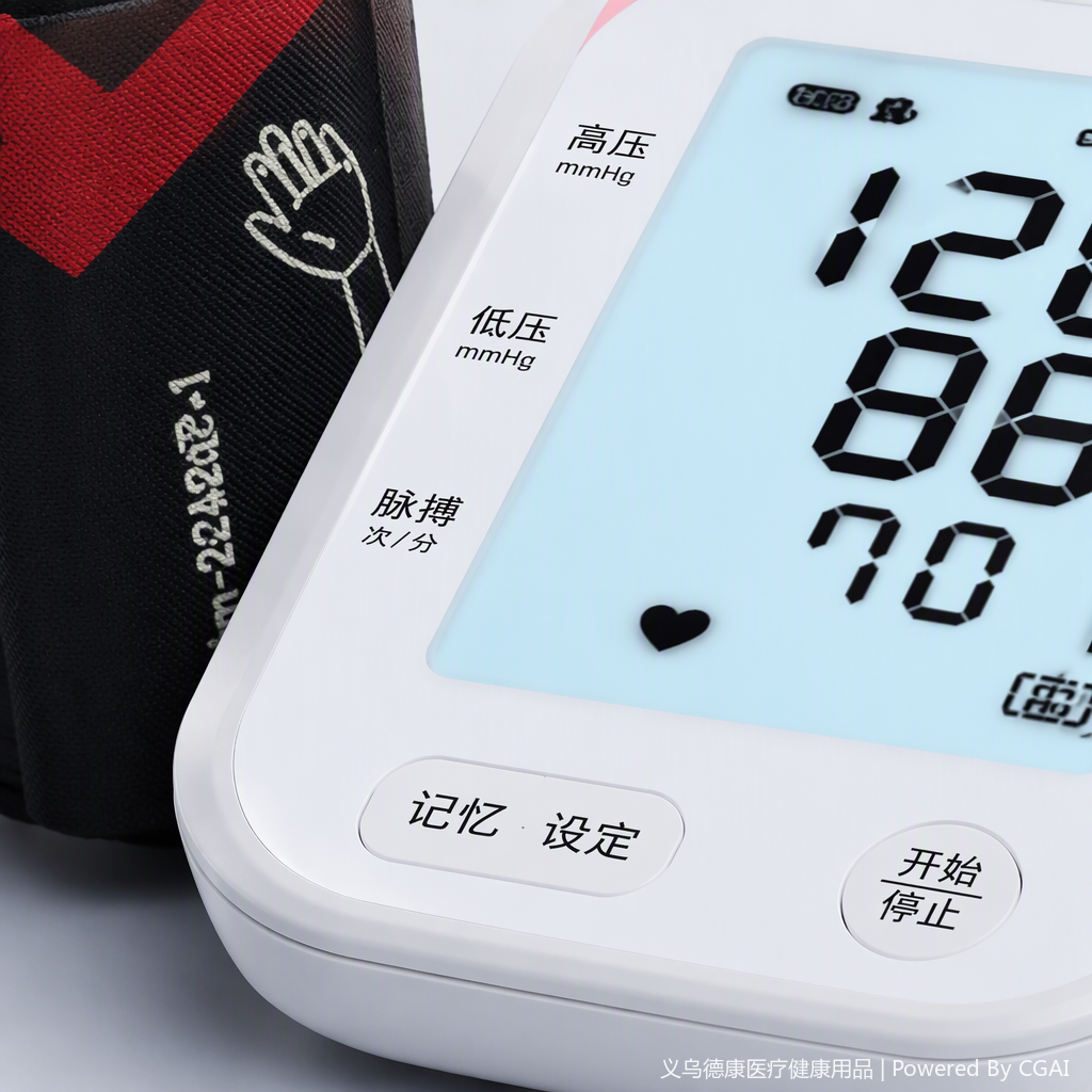 Home digital blood pressure monitor, adult blood pressure monitor, portable home health measurement equipment, medical and maintenance products Specification image