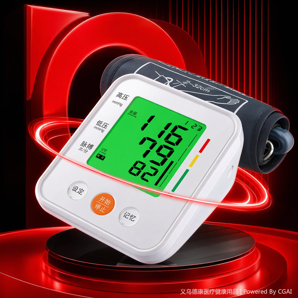 Home blood pressure monitor, medical maintenance, health monitoring, blood pressure meter, digital portable home blood pressure measurement instrument details Picture