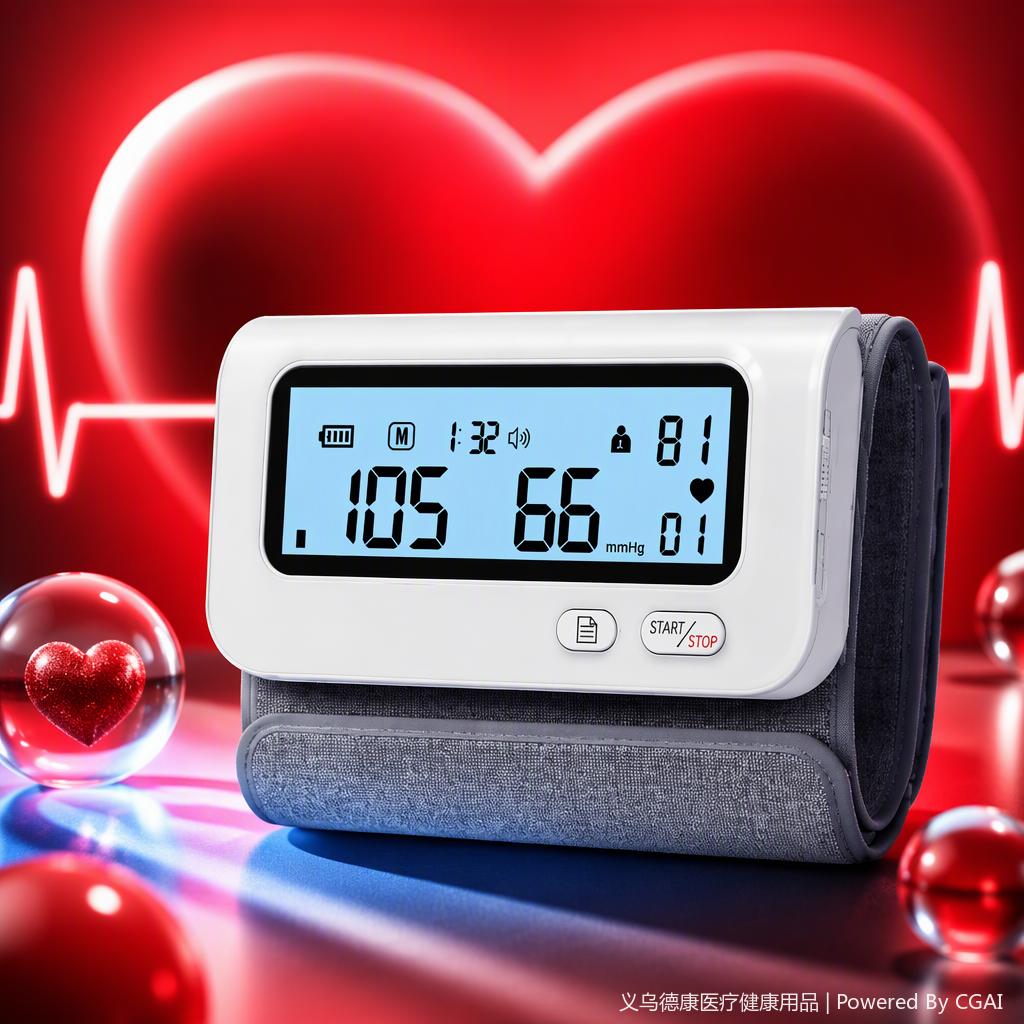 Home smart blood pressure monitor, digital blood pressure monitor, health management, home blood pressure measurement instrument, suitable for adults and children details Picture