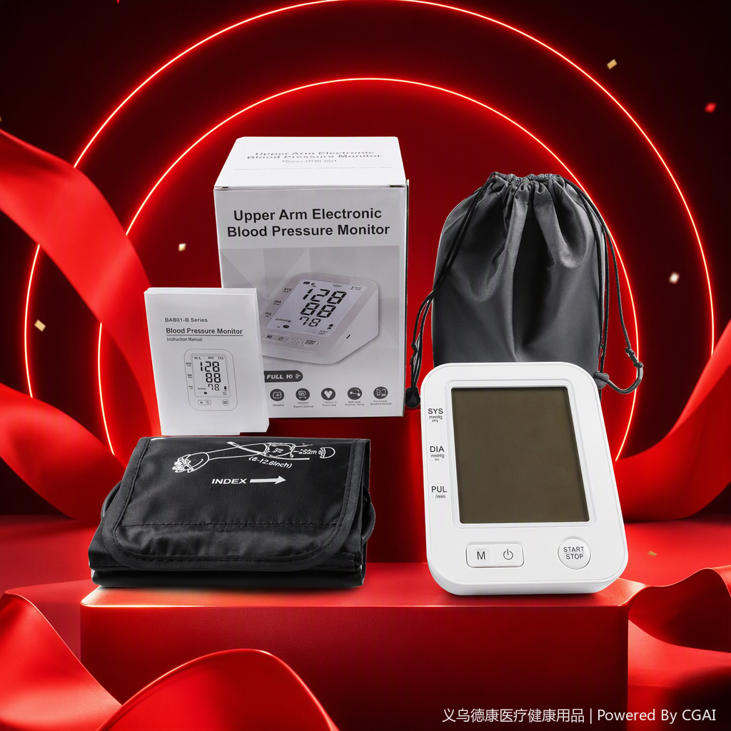 Home smart blood pressure monitor, portable blood pressure monitor, health management, home blood pressure instrument, medical and maintenance products Application Scenario