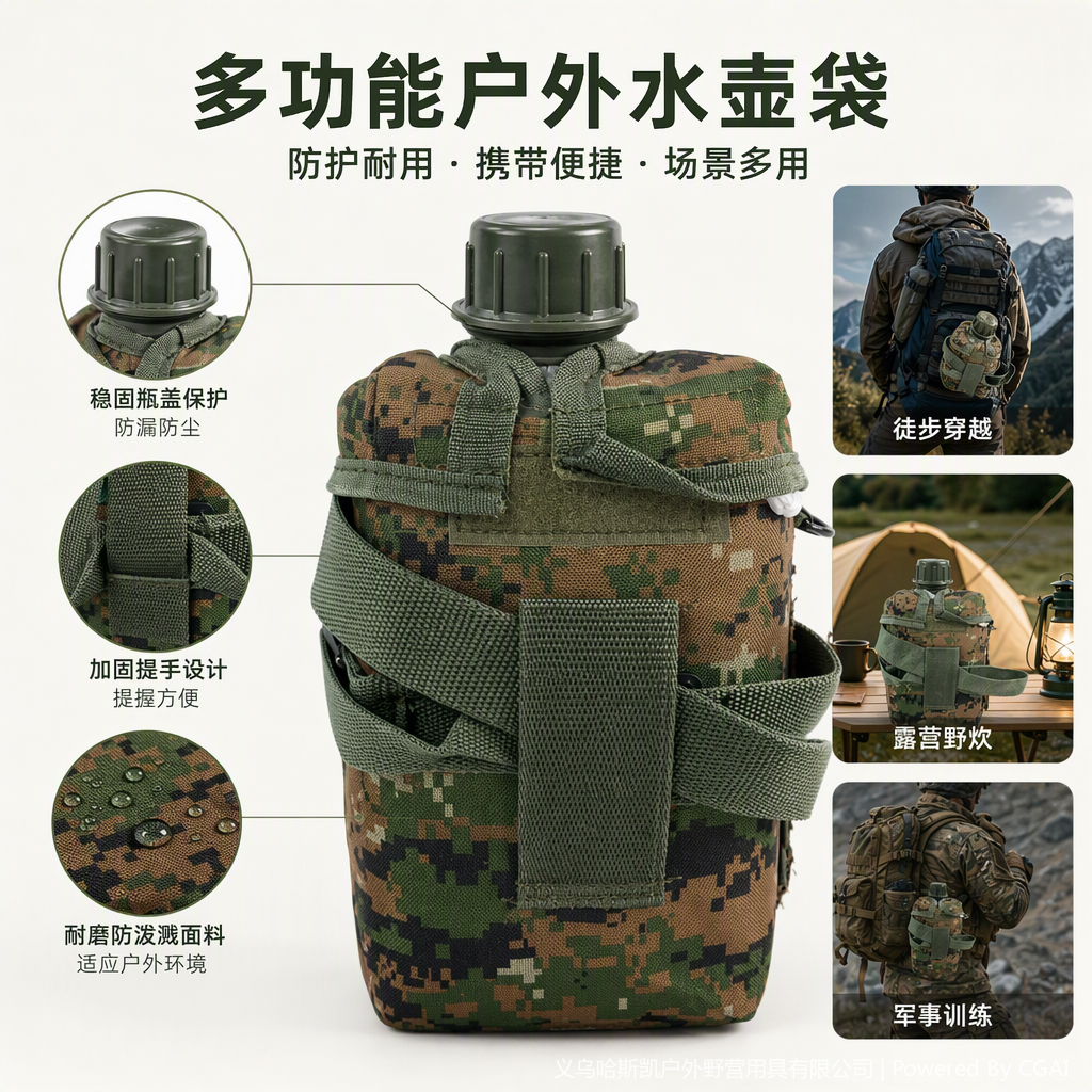 Multi-functional sports water bottle, portable student outdoor sports cup, heat-resistant and leak-proof large-capacity water bottle Specification image
