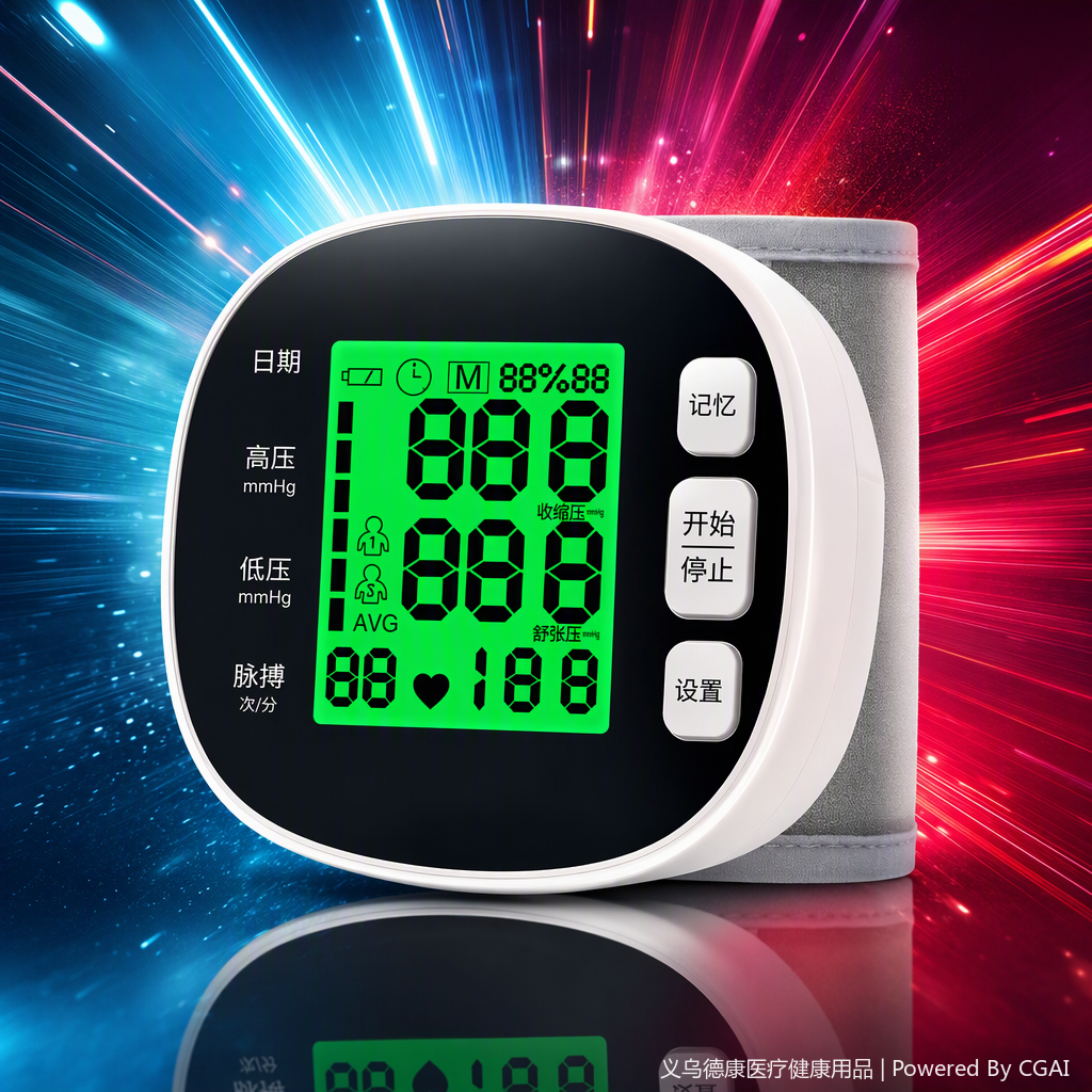 Home blood pressure monitor, medical maintenance equipment, portable blood pressure measuring instrument, home health monitor Item Picture