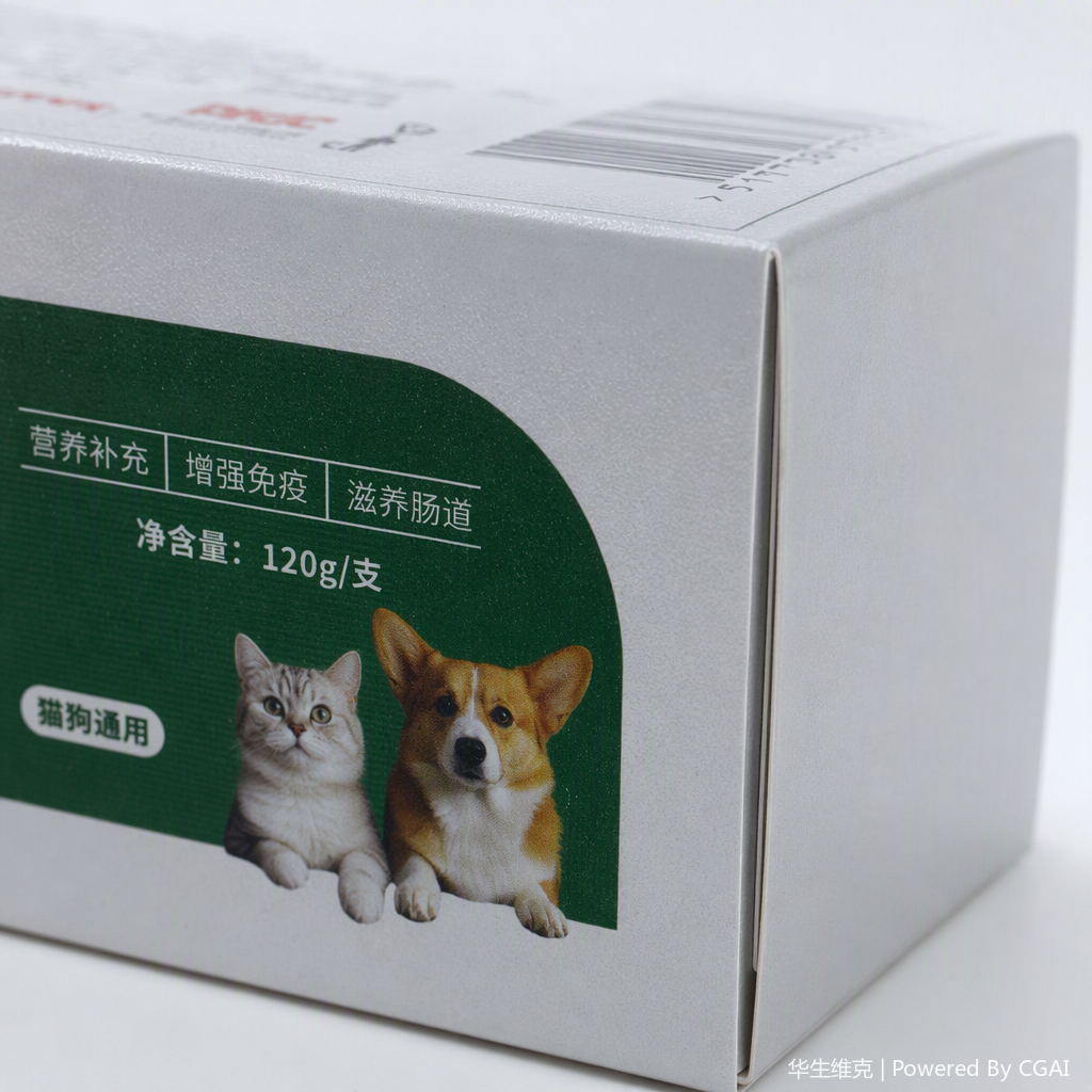 Huasheng Weike Mengdelian Immune Enhancement Cream 120ml. Cat, Dog and cow colostrum to enhance self-protection. Lactoferrin. Cat pet health supplement Application Scenario