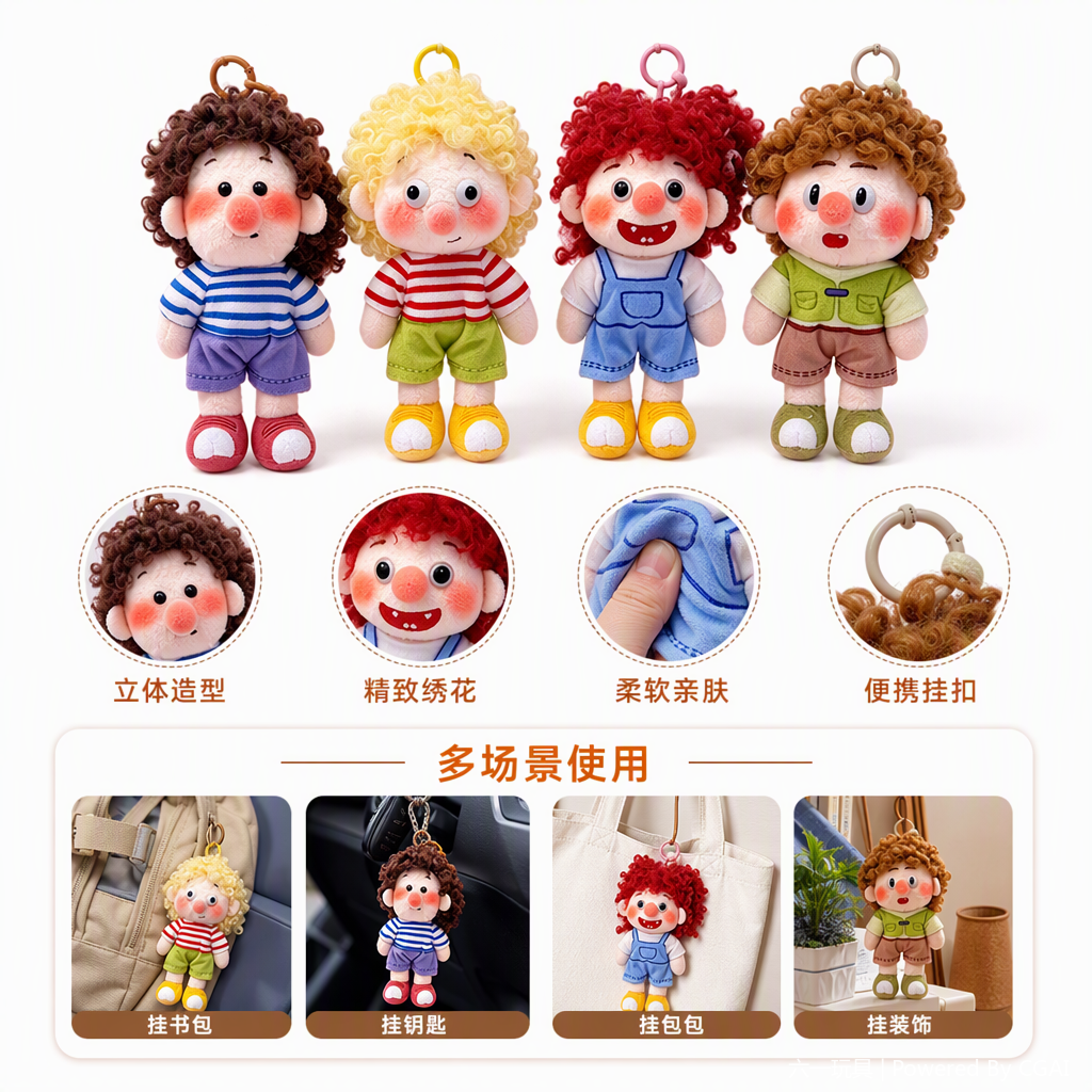 毛绒玩具/三丽鸥/娃娃/棉花娃娃/玩偶细节图