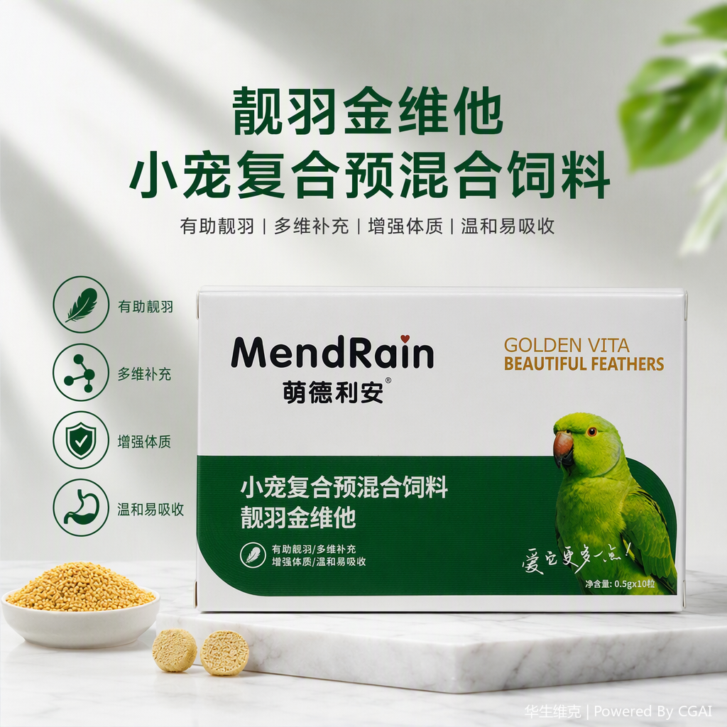 Watson Vic Mengdelian Bird Compound Premix Feed Liangyu Jinwei Ta helps to beautify the feathers/provide multi-dimensional supplementation to enhance physical fitness/is gentle and easily absorbed details Picture