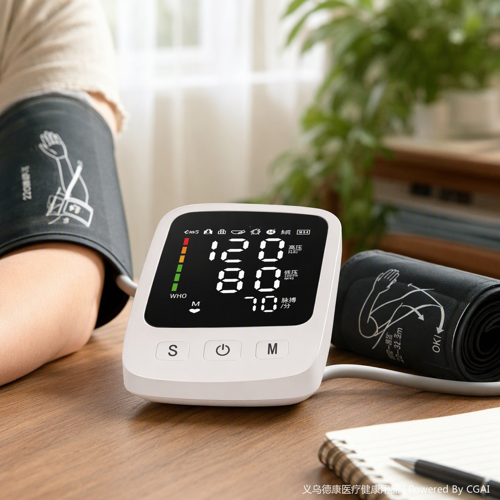 Home blood pressure monitor, intelligent blood pressure monitoring instrument, portable fully automatic blood pressure monitor, health management, home medical equipment Item Picture