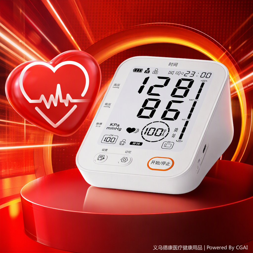Home digital blood pressure monitor, portable health measuring device, home blood pressure monitor, adult blood pressure instrument, medical and maintenance products Item Picture