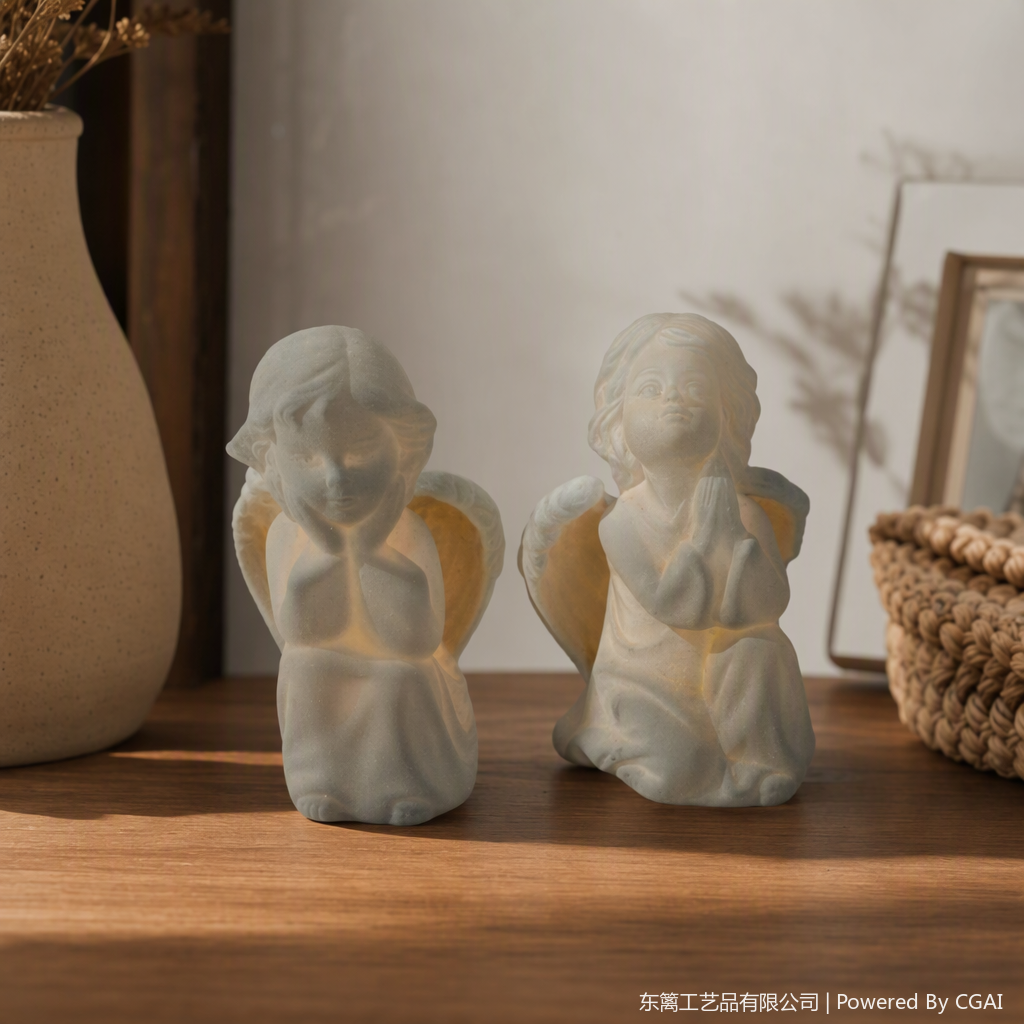 White angel pants decoración creativa adorable home staging cálido regalo artesanía obras de arte details Picture