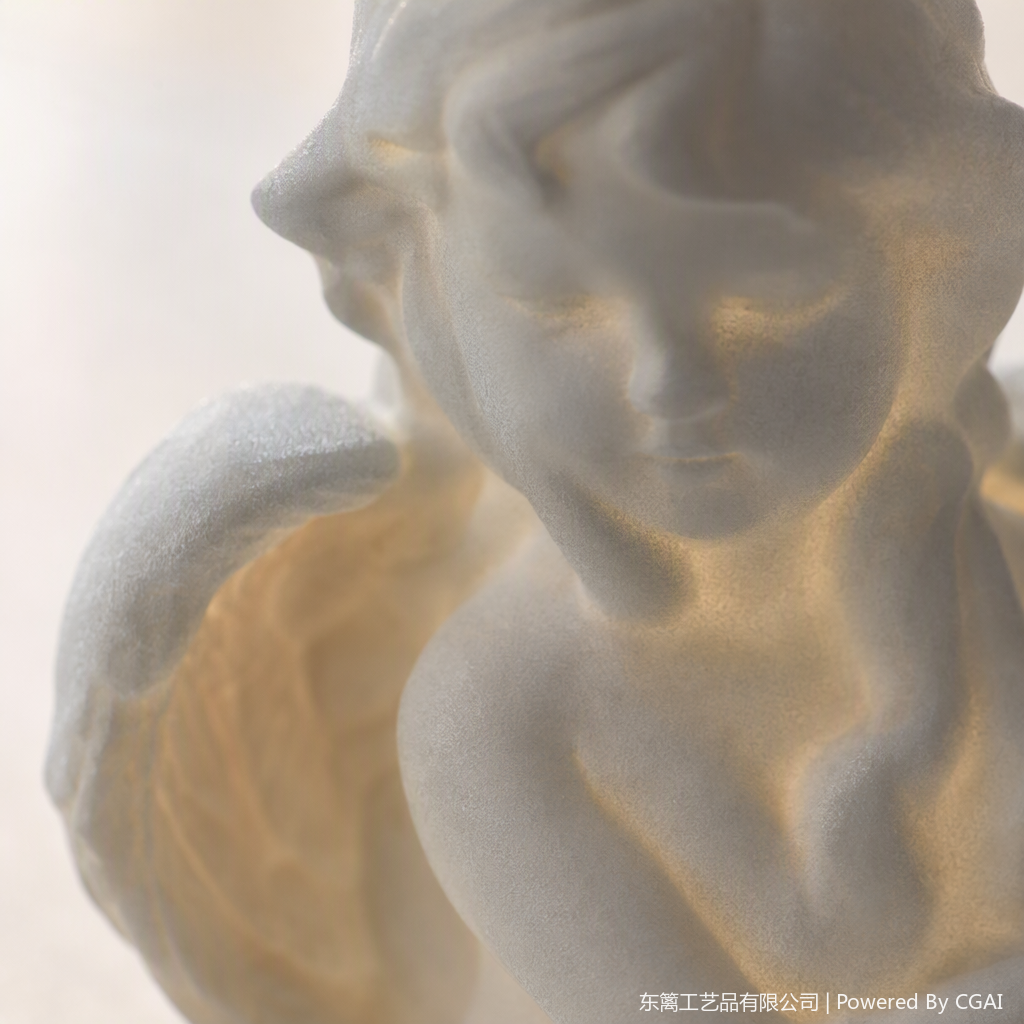 White angel pants decoración creativa adorable home staging cálido regalo artesanía obras de arte Application Scenario