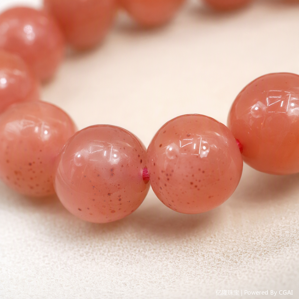 Fashionable red beaded bracelet for ladies, a retro accessory, simple and versatile, trendy bracelet gift Application Scenario