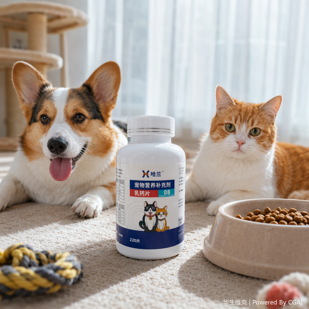 Watson Vic Harlan Milk Calcium Tablets for Dogs, Sheep, Small and Medium-sized Dogs, pet Calcium Tablets, nutritional products for calcium supplementation and trace element supplementation Application Scenario