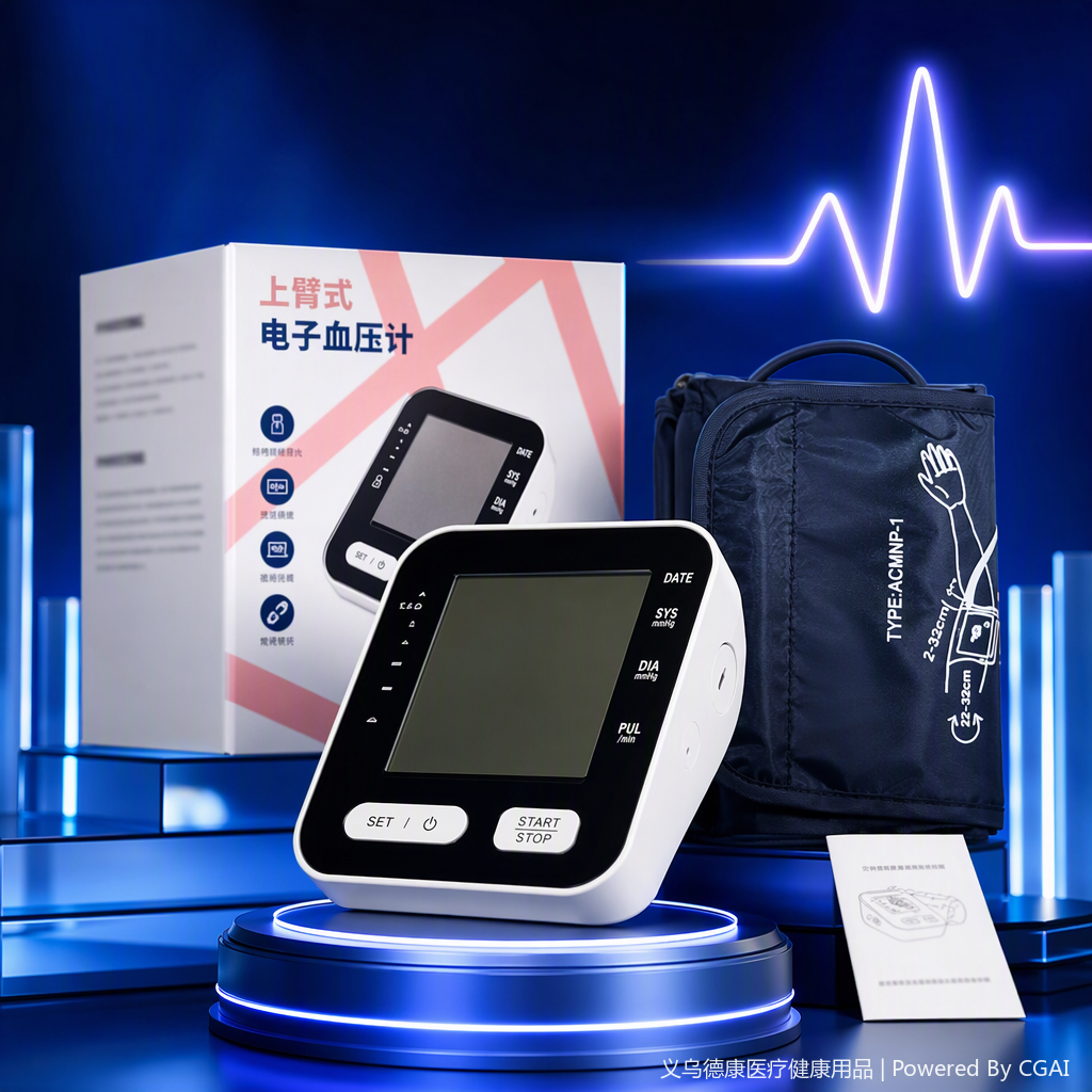 Portable intelligent blood pressure measuring instrument, a home health monitoring device, is an essential tool for medical maintenance Application Scenario
