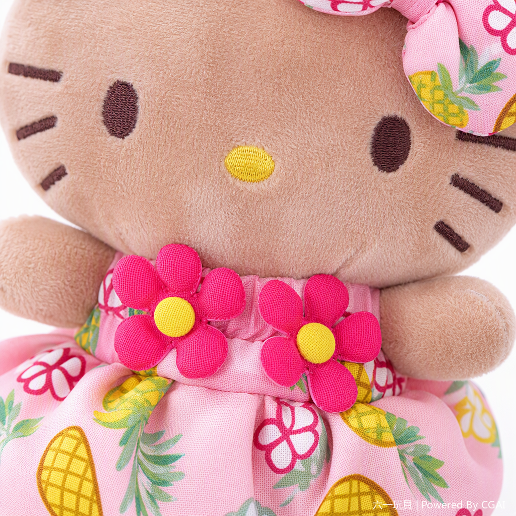 Black leather KT cat plush pendants, schoolbags, keychains, hanging decorations, cute anime merchandise, wholesale available for export, dolls, colorful dresses, Hello Kitty dolls, cute figurines, children's toys, gifts, collectibles Item Picture