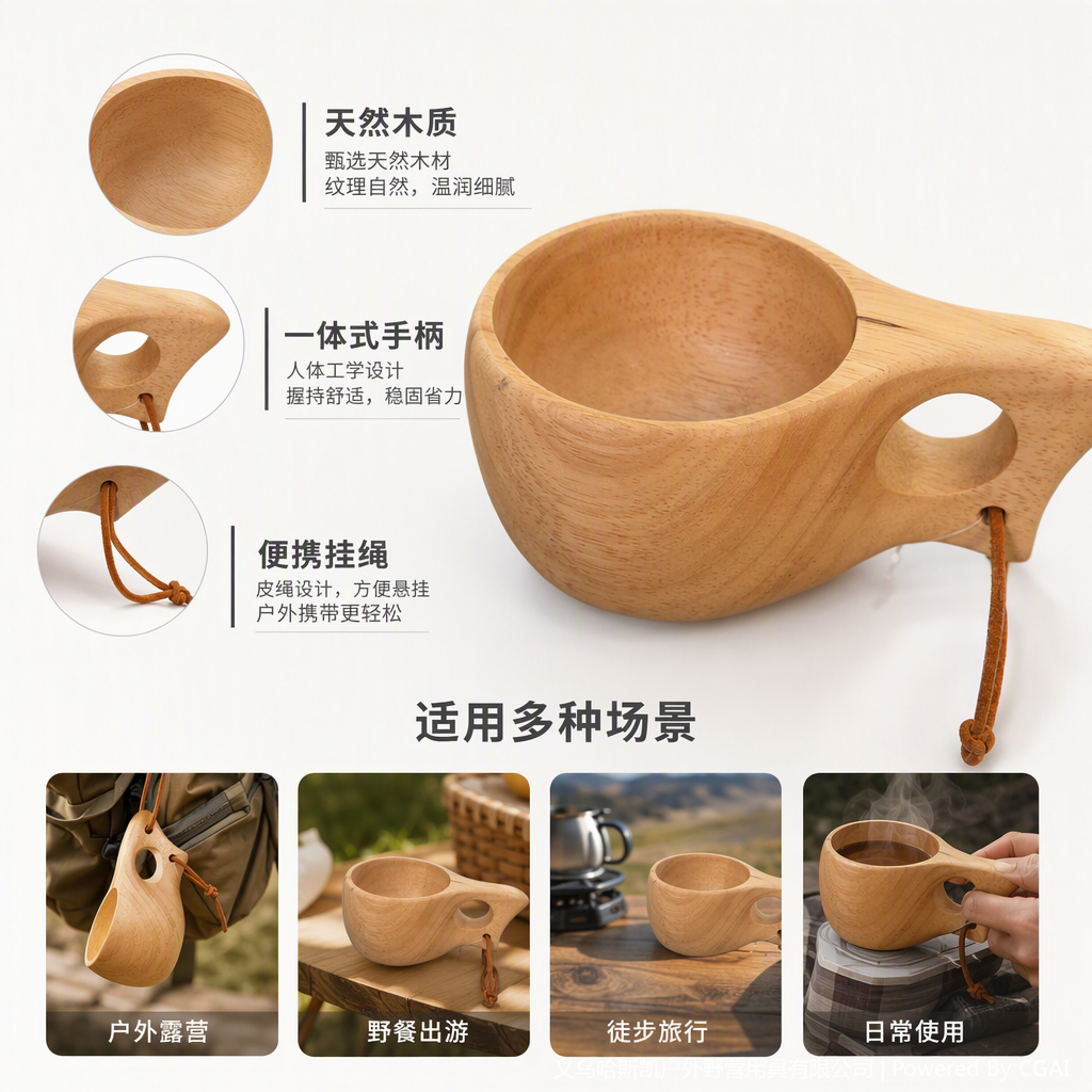 Multi-functional portable travel kettle, insulated cup, portable cup, essential daily necessities for outdoor travel Specification image