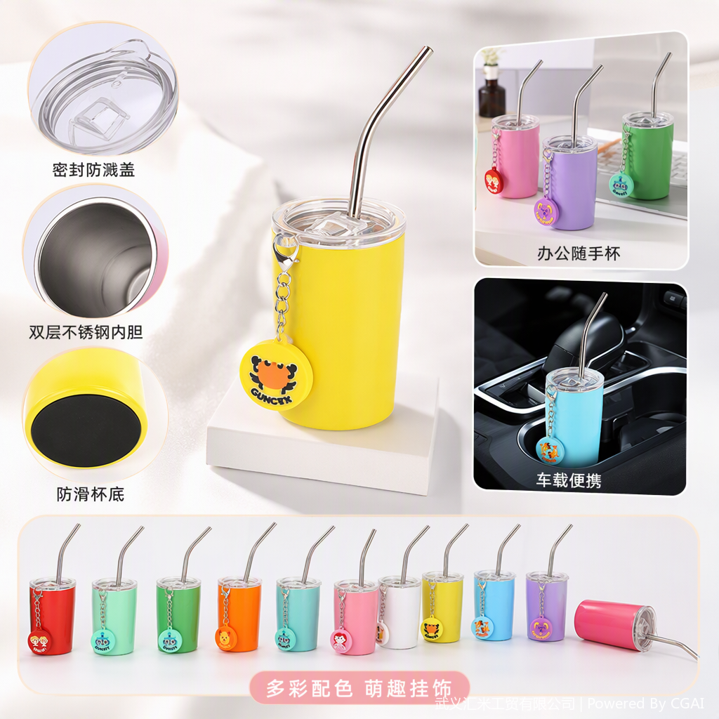 3-OZ Zodiac Cup Colorful Insulated Water Cup Set for Men and Women Outdoor portable cups, colorful and durable