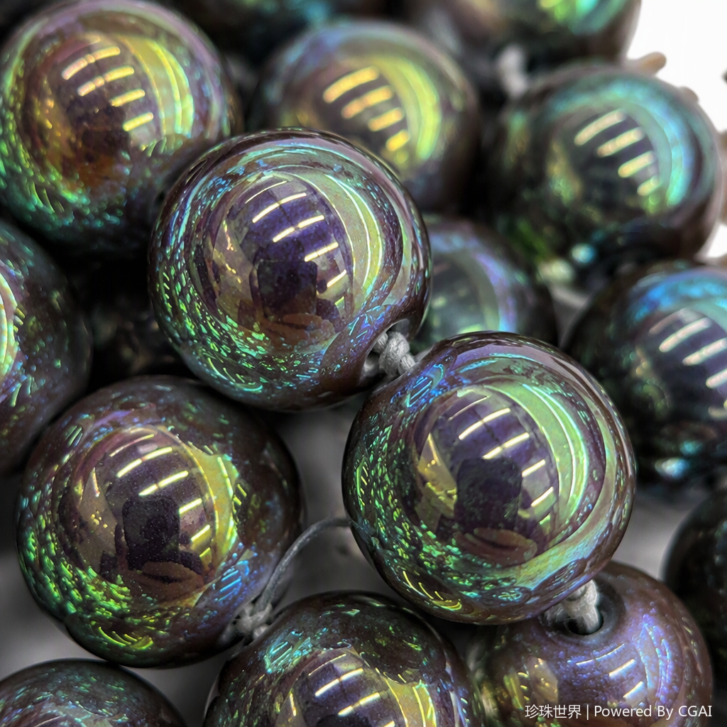 Rainbow luster bead handcrafted beaded jewelry accessories, multi-color DIY material gift box set Application Scenario