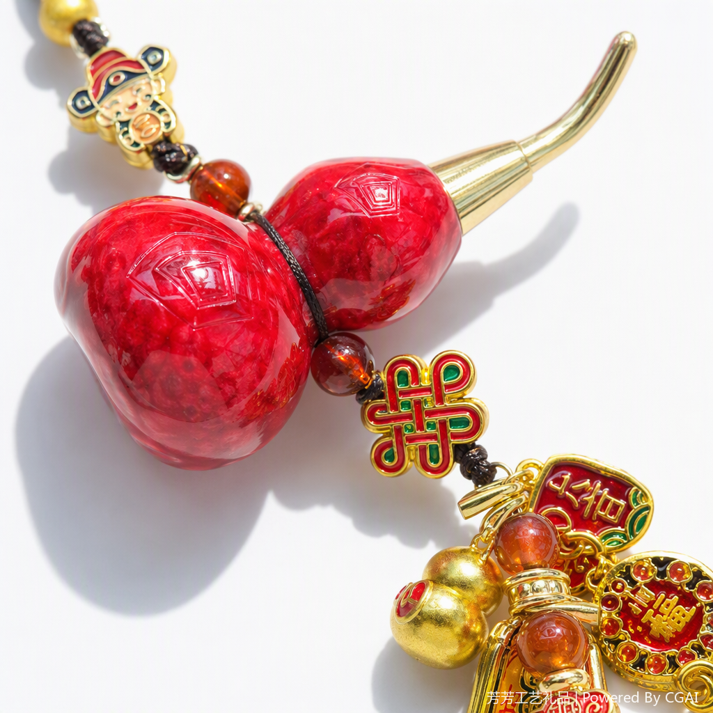 Colgante de calabaza roja estilo chino hecho a mano tejido decoraciones auspiciosas colgante para el hogar regalos de vacaciones Application Scenario